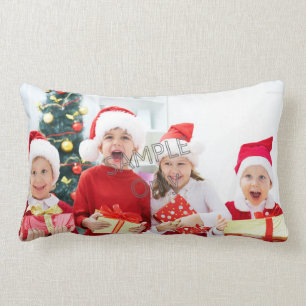 Weihnachten Xmas Foto Vorlage 2 Kinder Familie Lendenkissen