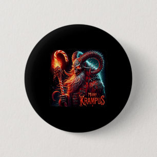 Weihnachten Xmas Horror Krampus Dunkel Fröhlich Kr Button