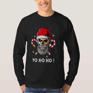 Weihnachten Yo ho ho Pirat Santa Pyjama Familie Xm T-Shirt