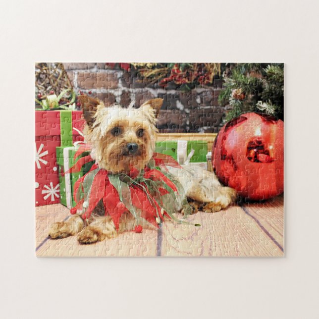 Weihnachten - Yorkie - Kinsey (Horizontal)
