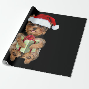 Weihnachten Yorkie - Yorkshire Terrier Funny Dog Geschenkpapier