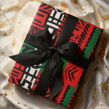 Weihnachten Zebra Kente African Print Art Geschenk