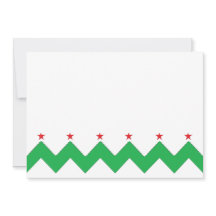 Weihnachten Zickzack 7" x 5" Vielen Dank/zweiseiti