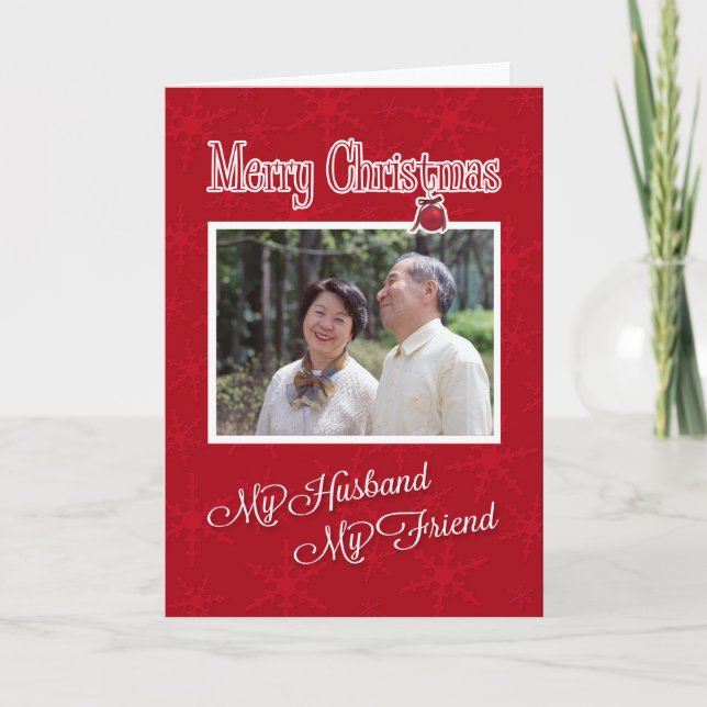 Weihnachten, zu meinem Ehemann - Vorlage für Fotok (Vorderseite)