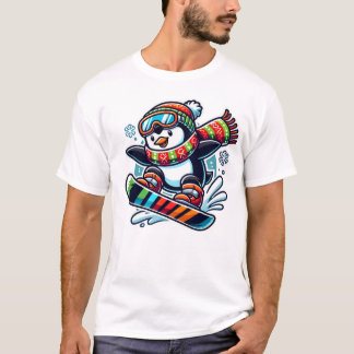 Weihnachten zum Snowboarden T-Shirt
