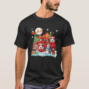 Weihnachten zwei Weihnachtsfahrten auf dem Lieferw T-Shirt