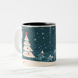 Weihnachten Zweifarbige Tasse