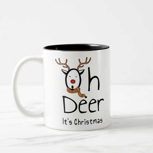 Weihnachten Zweifarbige Tasse (Links)