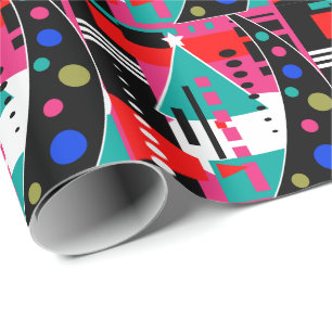 Weihnachtenabstraktes Retro Geschenkpapier
