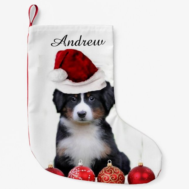 WeihnachtenBernese GebirgshundeStrumpf Kleiner Weihnachtsstrumpf (Vorderseite)