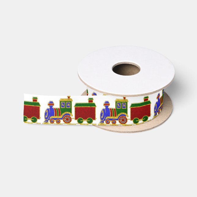 WeihnachtenChoo Choo Zug Satinband (Spule)