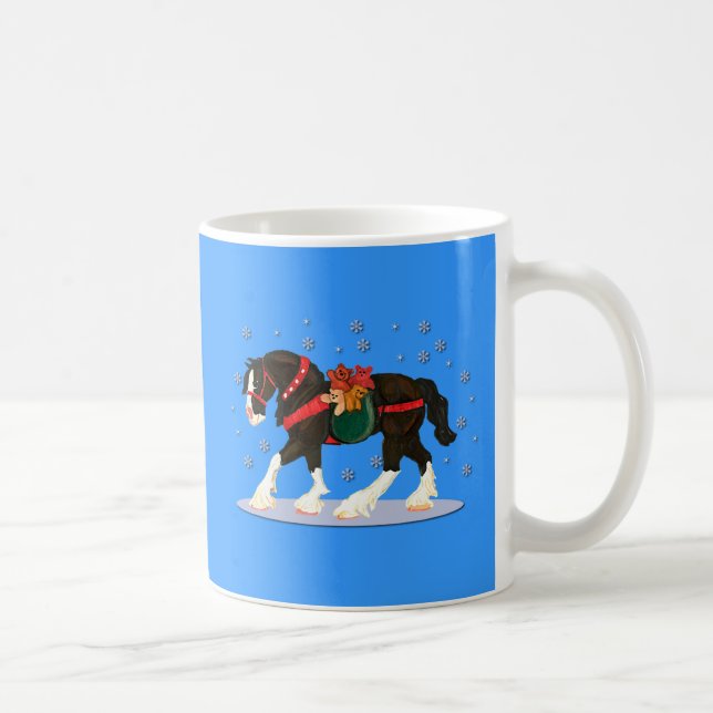 WeihnachtenClydesdale Tasse (Rechts)