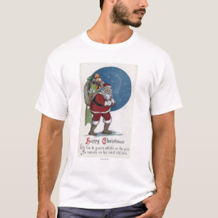 WeihnachtenGreetingSanta tragende Geschenke T-Shirt