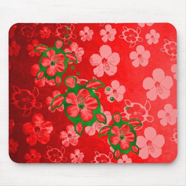 WeihnachtenHonu Schildkröten Mousepad (Vorne)
