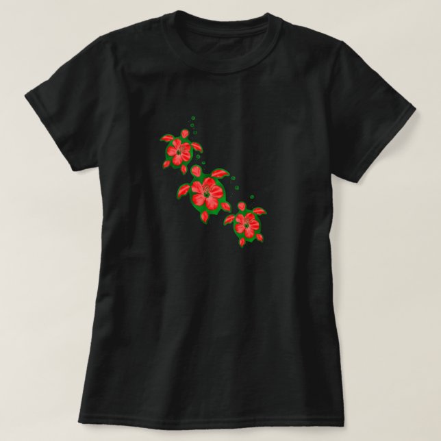 WeihnachtenHonu Schildkröten T-Shirt (Design vorne)