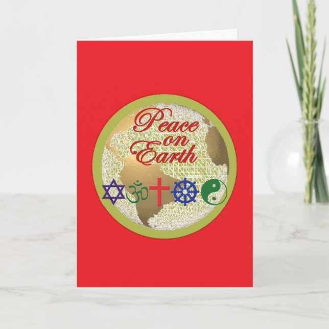 WEIHNACHTENkarte Feiertagskarte (Vorderseite)