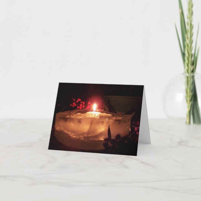 WeihnachtenLuminaria Feiertags-Karte Feiertagskarte (Vorderseite)