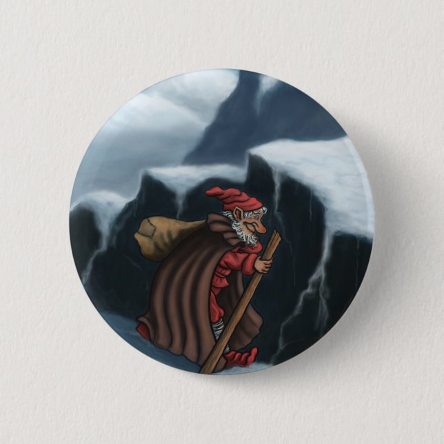 Weihnachtenmannberge Button (Vorderseite)