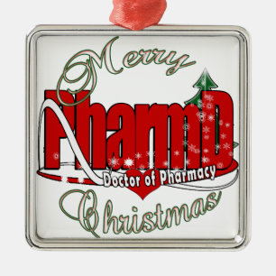 WEIHNACHTENPharmD Doktor der Apotheke Ornament Aus Metall
