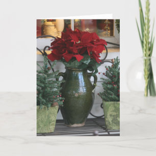 WeihnachtenPoinsetta Karte