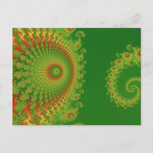 WeihnachtenSpirole Postkarte (Vorderseite)