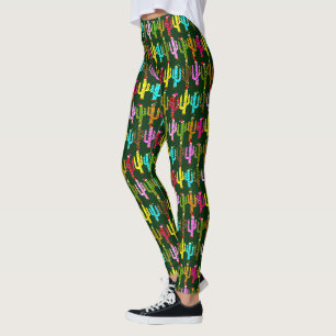 Weihnachtlich geschmückter Kaktus Weihnachten Leggings