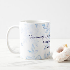 Weihnachtlich gestalteter Kaffeebecher Kaffeetasse
