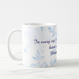 Weihnachtlich gestalteter Kaffeebecher Kaffeetasse