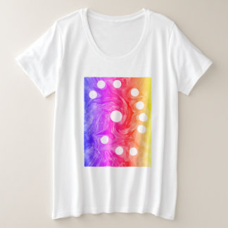 Weihnachtliche festliche wandernde Geister trendig Große Größe T-Shirt