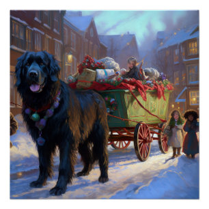 Weihnachtliche Festzeit in Neufundland Poster