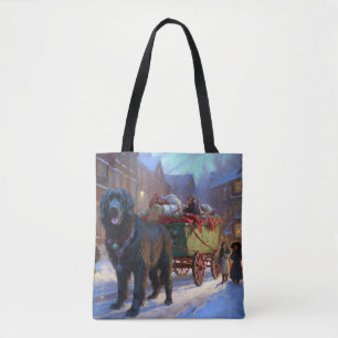 Weihnachtliche Festzeit in Neufundland Tasche