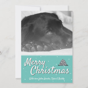 Weihnachtliche Frohe Weihnachten Schneeflocke Hund