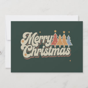 Weihnachtliche frohe Weihnachtsferien Xmas Urlaub Feiertagskarte