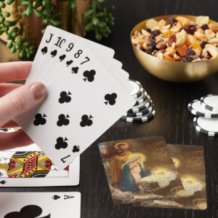 Weihnachtliche Geburt Christi, Maria Josef Jesuski Spielkarten