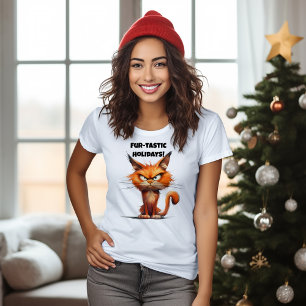 Weihnachtliche ironische Wünsche T-Shirt für Orang