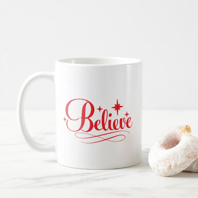 Weihnachtliche Kaffeetasse (Mit Donut)