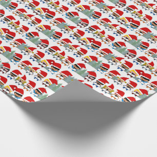 Weihnachtliche Kinderchor-Weihnachten Geschenkpapier