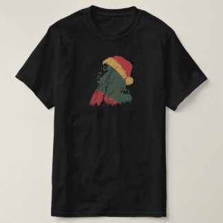 Weihnachtliche Rastafari-Frau T-Shirt
