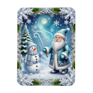 Weihnachtliche Schneelandschaft Magnet