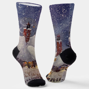 Weihnachtliche Werkstatt des Weihnachtsmanns am No Socken