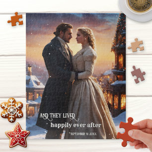 Weihnachtliche Winterhochzeit Jubiläum Vintage Kun