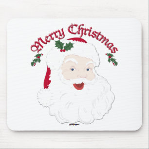 Weihnachtlicher froher Weihnachten Santa - Schrift Mousepad