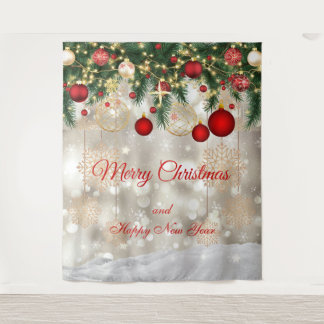 Weihnachtlicher Hintergrund  Wandteppich