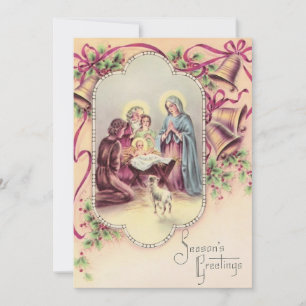 Weihnachtlicher Jesus Feiertagskarte