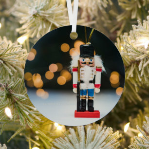 Weihnachtlicher künstlerischer Nussknacker-Schmuck Ornament Aus Metall