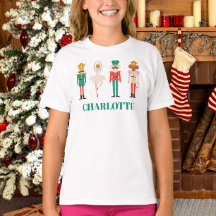 Weihnachtlicher Nussknacker-Ballerina  T-Shirt
