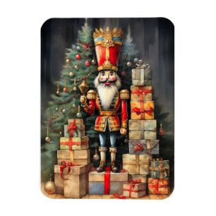 Weihnachtlicher Nussknacker-Maler Weihnachten Magnet