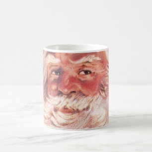 Weihnachtlicher Santa Claus im Vintage-Stil Kaffeetasse
