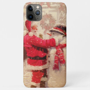 Weihnachtlicher Santa Claus Schneemann Christmas Case-Mate iPhone Hülle