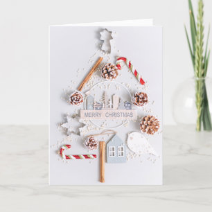 Weihnachtlicher Text Feiertagskarte